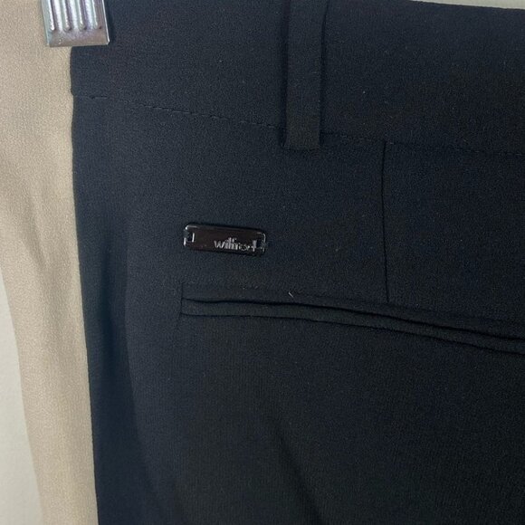 Aritzia Wilfred Alara Pants Japanese Crepe Fabric Skinny Trousers Black Size 6 - Picture 9 of 13